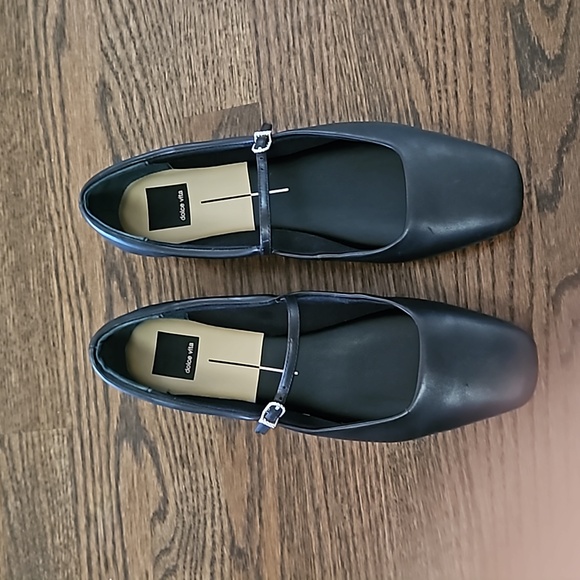 Dolce Vita Reyes Black Mary Jane Flats 9/9.5 - Picture 5 of 8
